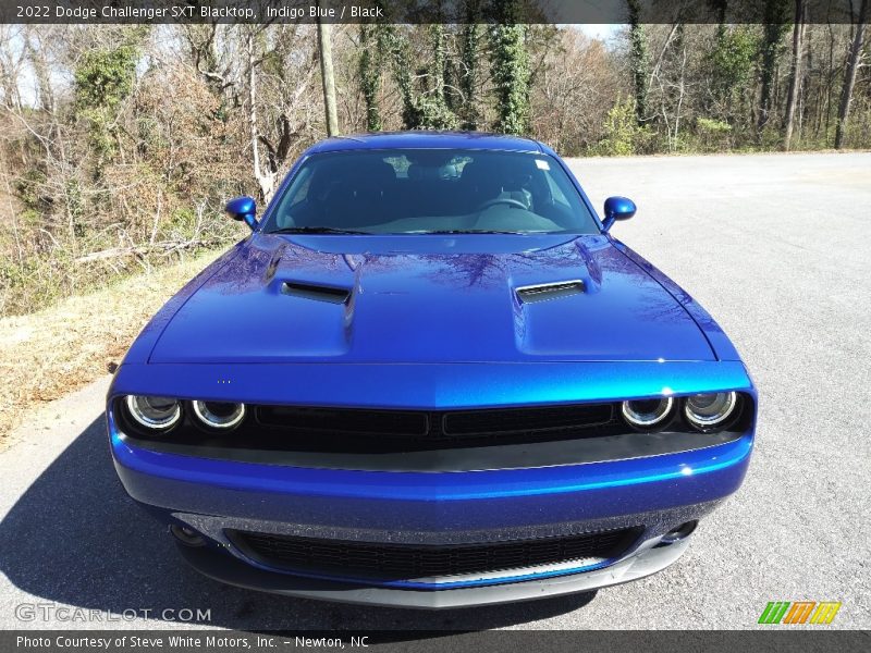 Indigo Blue / Black 2022 Dodge Challenger SXT Blacktop