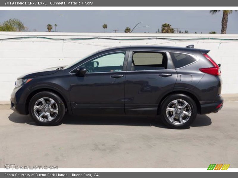 Gunmetal Metallic / Ivory 2019 Honda CR-V EX-L