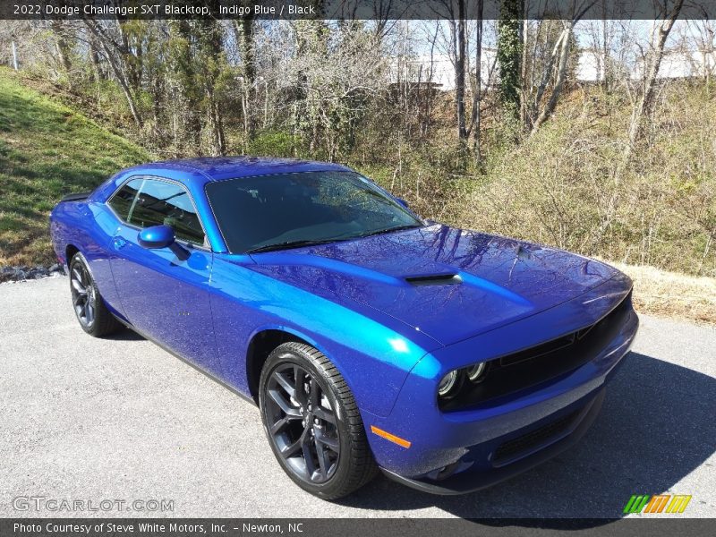 Indigo Blue / Black 2022 Dodge Challenger SXT Blacktop