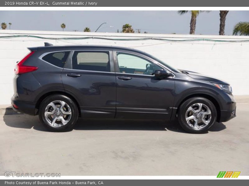Gunmetal Metallic / Ivory 2019 Honda CR-V EX-L