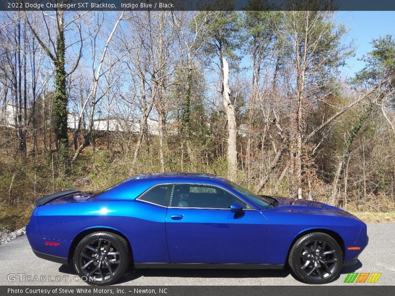 Indigo Blue / Black 2022 Dodge Challenger SXT Blacktop