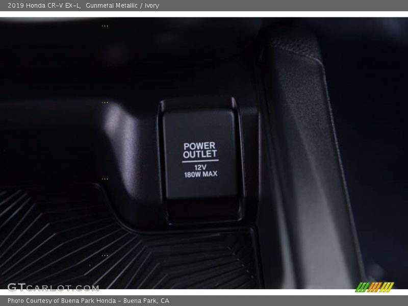 Gunmetal Metallic / Ivory 2019 Honda CR-V EX-L