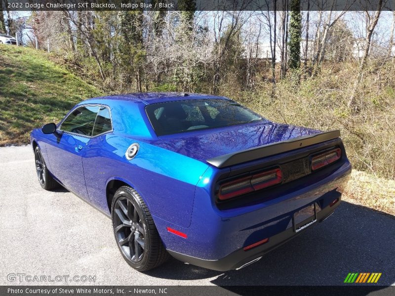 Indigo Blue / Black 2022 Dodge Challenger SXT Blacktop