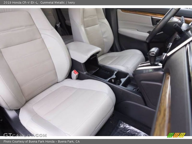 Gunmetal Metallic / Ivory 2019 Honda CR-V EX-L