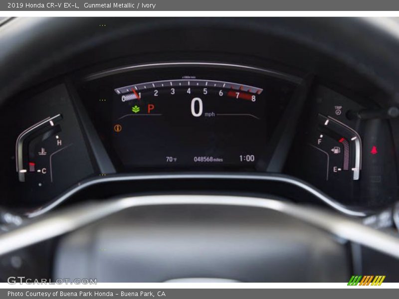 Gunmetal Metallic / Ivory 2019 Honda CR-V EX-L