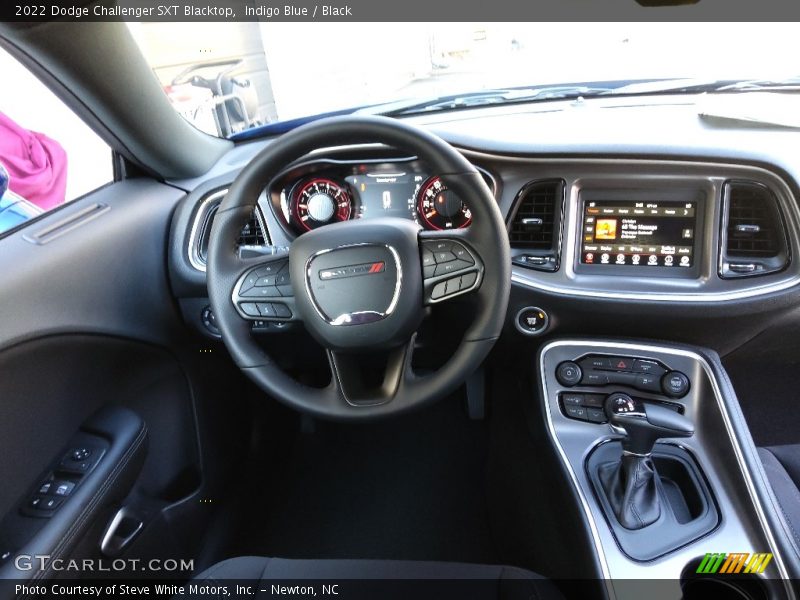 Indigo Blue / Black 2022 Dodge Challenger SXT Blacktop
