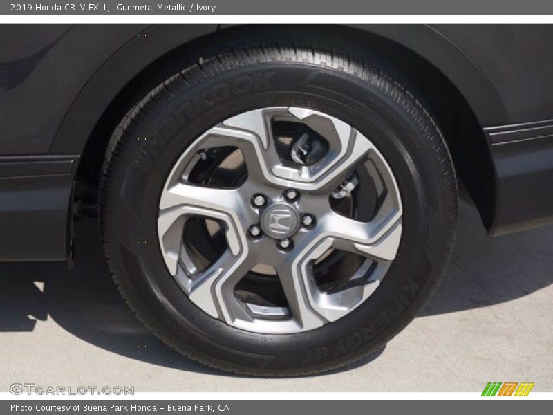 Gunmetal Metallic / Ivory 2019 Honda CR-V EX-L