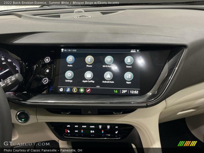 Summit White / Whisper Beige w/Ebony Accents 2022 Buick Envision Essence
