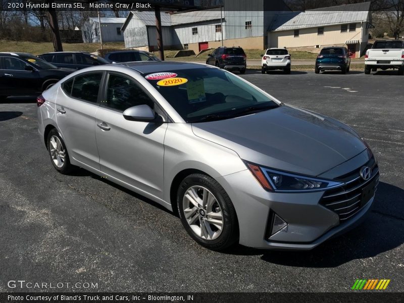Machine Gray / Black 2020 Hyundai Elantra SEL