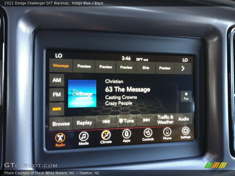 Indigo Blue / Black 2022 Dodge Challenger SXT Blacktop