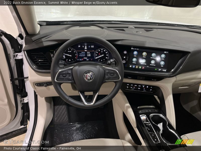 Summit White / Whisper Beige w/Ebony Accents 2022 Buick Envision Essence