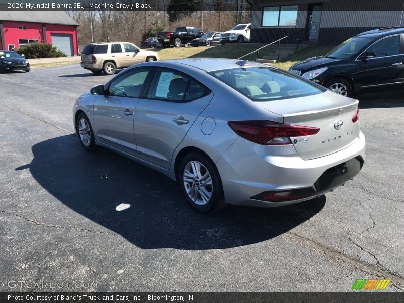 Machine Gray / Black 2020 Hyundai Elantra SEL