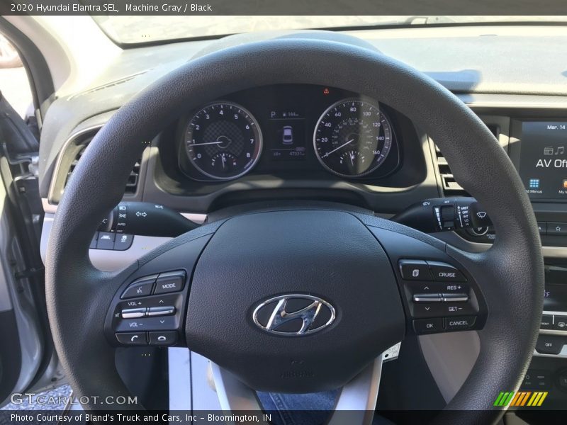 Machine Gray / Black 2020 Hyundai Elantra SEL