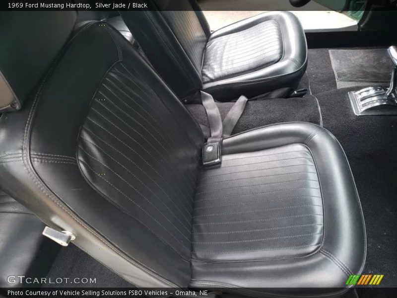 Silver Jade / Black 1969 Ford Mustang Hardtop