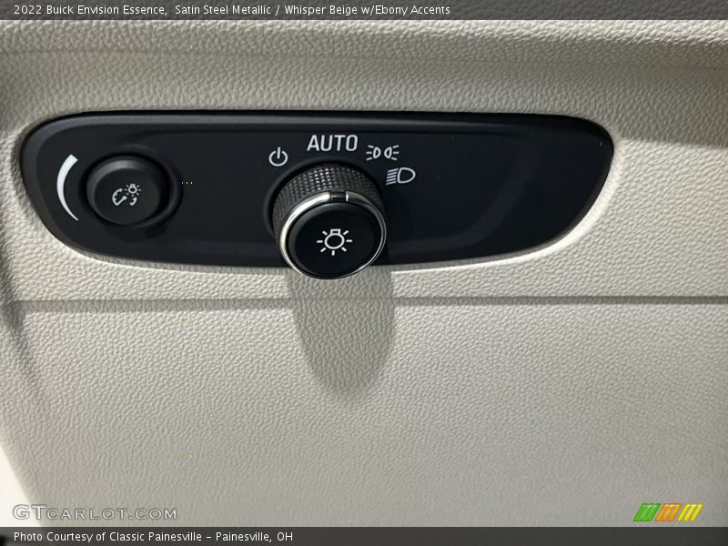 Satin Steel Metallic / Whisper Beige w/Ebony Accents 2022 Buick Envision Essence