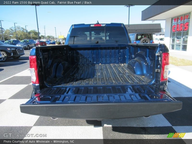 Patriot Blue Pearl / Black 2022 Ram 1500 Big Horn Quad Cab