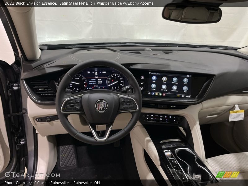 Satin Steel Metallic / Whisper Beige w/Ebony Accents 2022 Buick Envision Essence