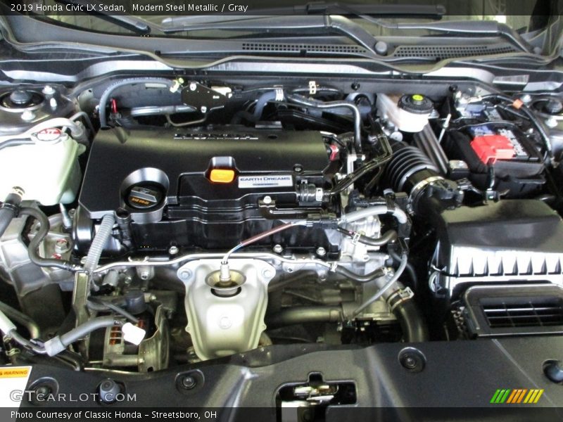 Modern Steel Metallic / Gray 2019 Honda Civic LX Sedan