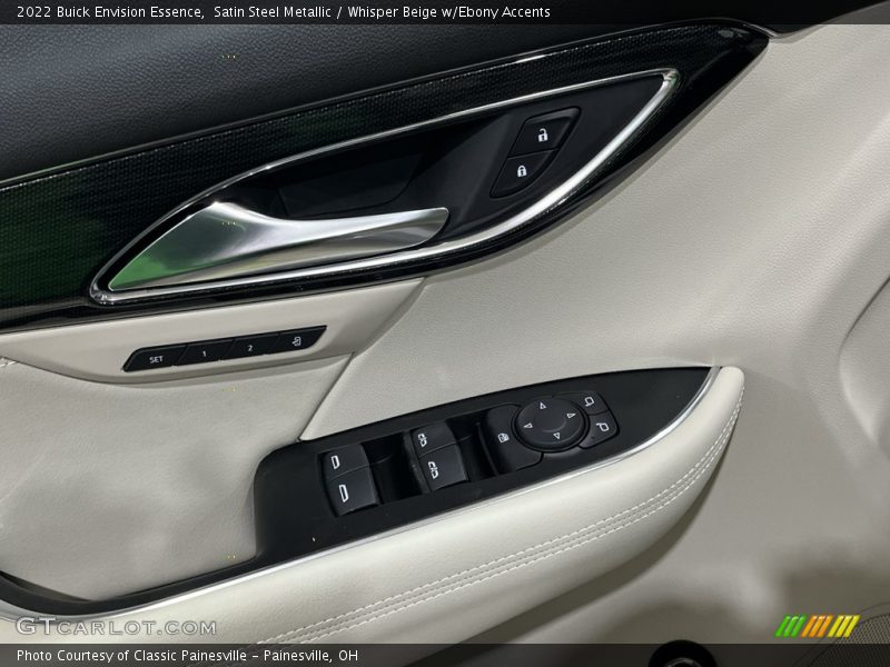 Satin Steel Metallic / Whisper Beige w/Ebony Accents 2022 Buick Envision Essence