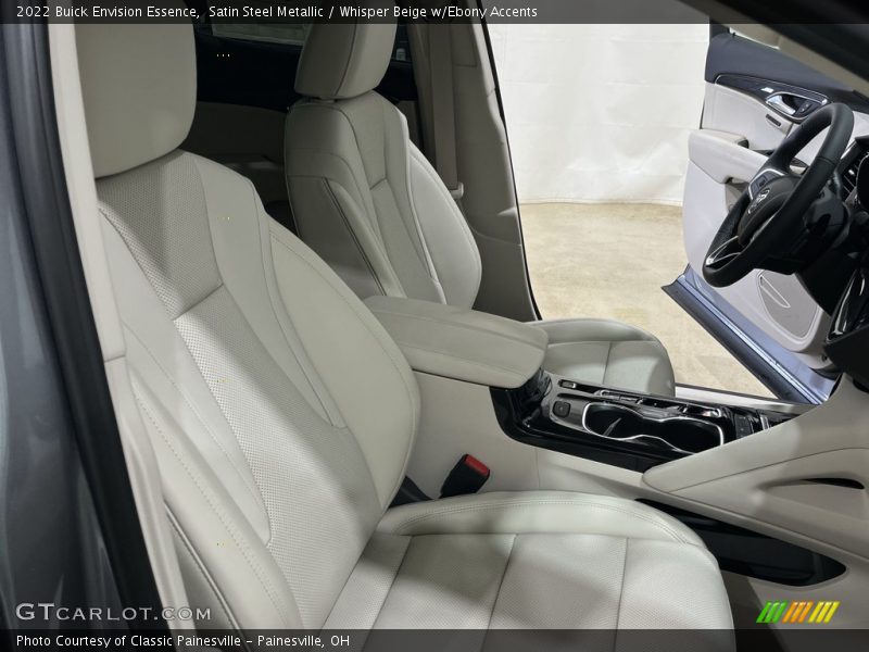 Satin Steel Metallic / Whisper Beige w/Ebony Accents 2022 Buick Envision Essence