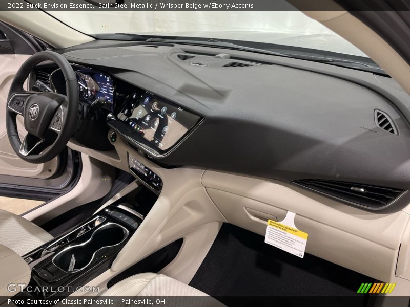 Satin Steel Metallic / Whisper Beige w/Ebony Accents 2022 Buick Envision Essence