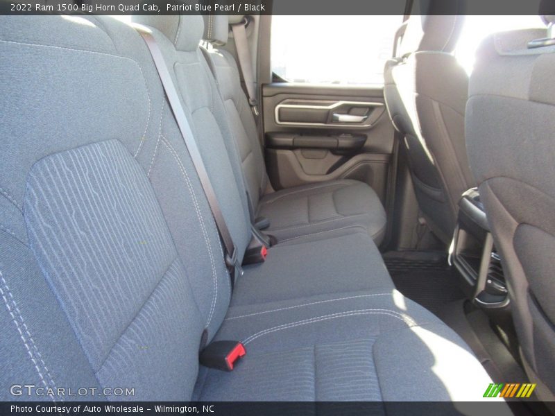 Patriot Blue Pearl / Black 2022 Ram 1500 Big Horn Quad Cab