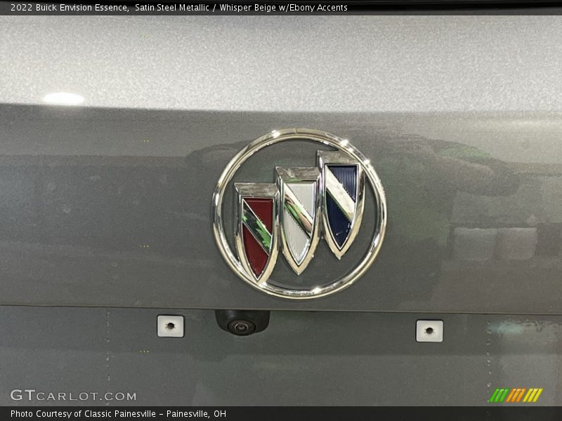 Satin Steel Metallic / Whisper Beige w/Ebony Accents 2022 Buick Envision Essence