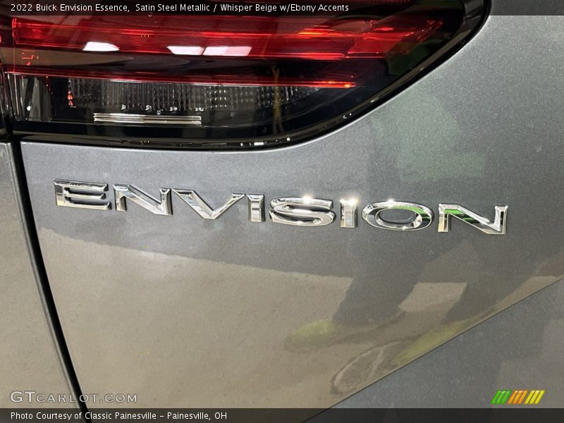 Satin Steel Metallic / Whisper Beige w/Ebony Accents 2022 Buick Envision Essence