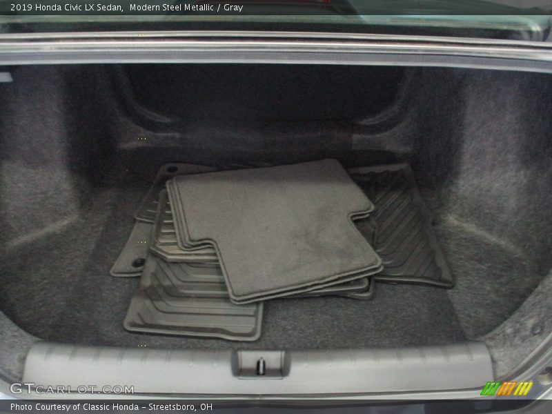 Modern Steel Metallic / Gray 2019 Honda Civic LX Sedan
