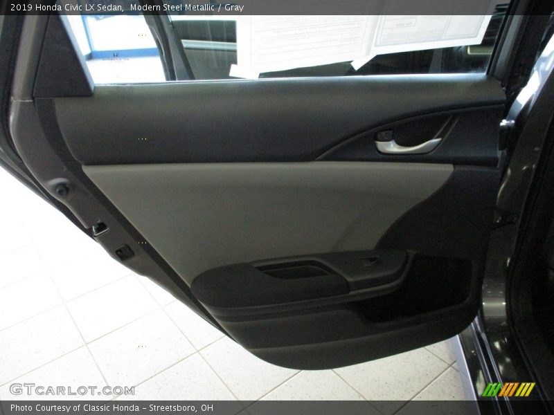 Modern Steel Metallic / Gray 2019 Honda Civic LX Sedan
