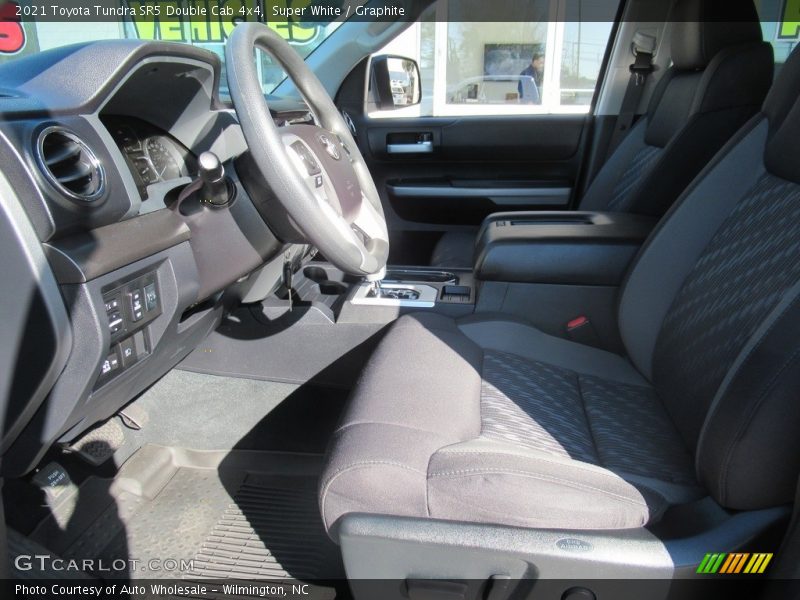 Super White / Graphite 2021 Toyota Tundra SR5 Double Cab 4x4