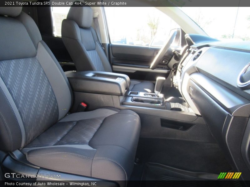 Super White / Graphite 2021 Toyota Tundra SR5 Double Cab 4x4