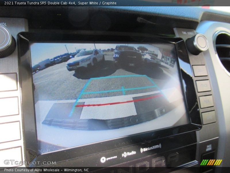 Super White / Graphite 2021 Toyota Tundra SR5 Double Cab 4x4
