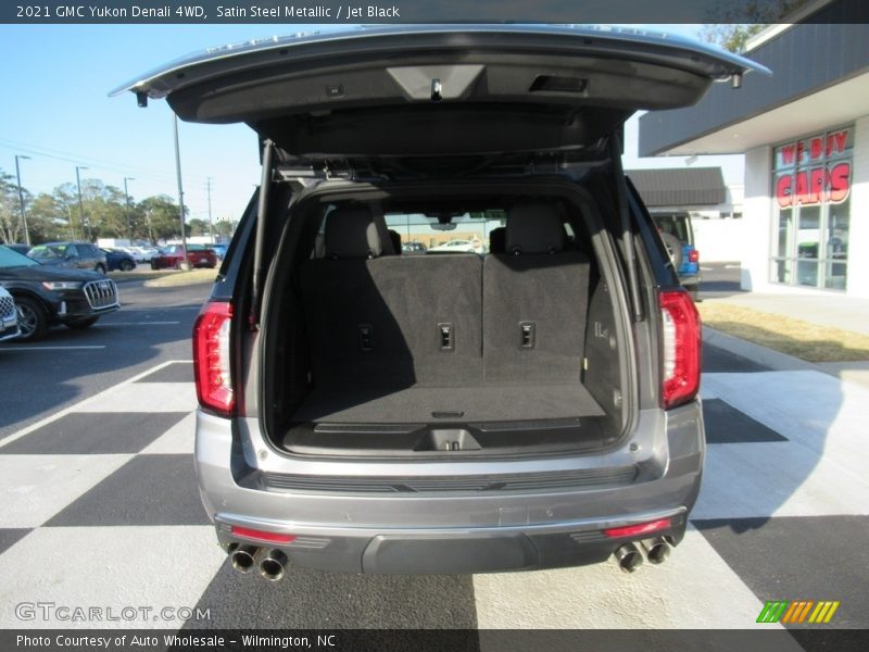 Satin Steel Metallic / Jet Black 2021 GMC Yukon Denali 4WD