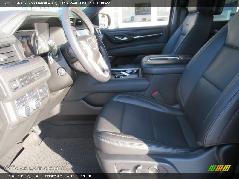 Satin Steel Metallic / Jet Black 2021 GMC Yukon Denali 4WD