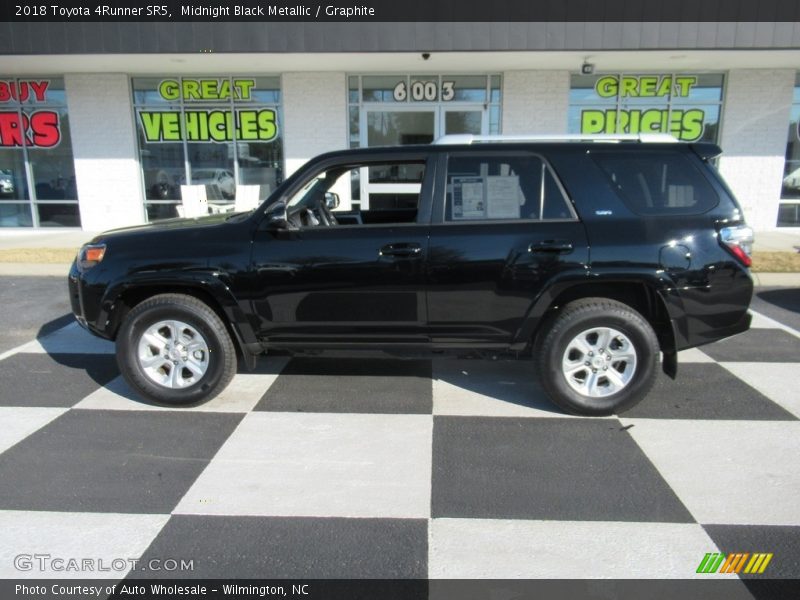Midnight Black Metallic / Graphite 2018 Toyota 4Runner SR5