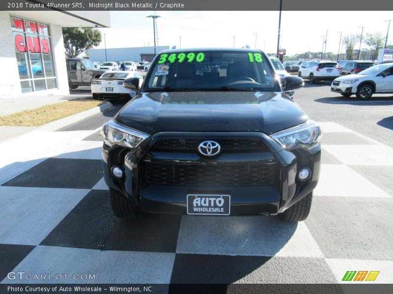 Midnight Black Metallic / Graphite 2018 Toyota 4Runner SR5