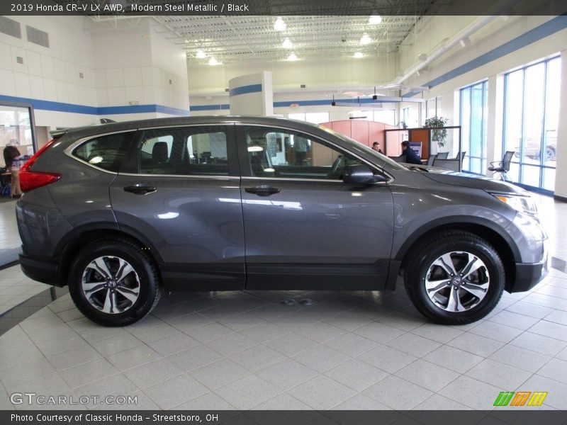 Modern Steel Metallic / Black 2019 Honda CR-V LX AWD