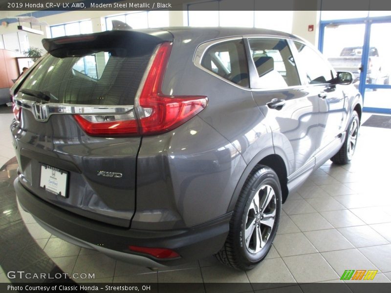 Modern Steel Metallic / Black 2019 Honda CR-V LX AWD