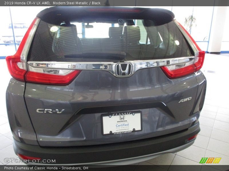 Modern Steel Metallic / Black 2019 Honda CR-V LX AWD