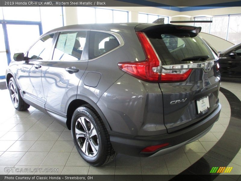 Modern Steel Metallic / Black 2019 Honda CR-V LX AWD