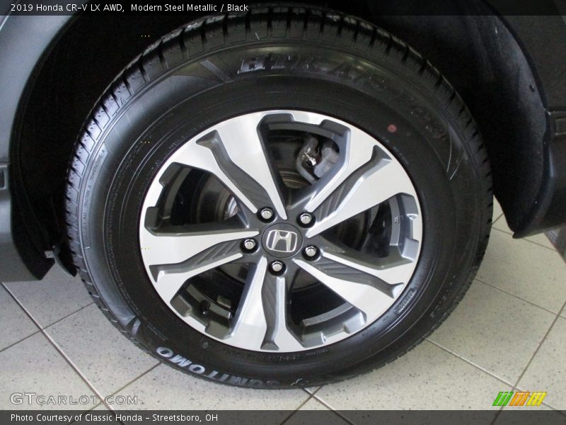 Modern Steel Metallic / Black 2019 Honda CR-V LX AWD