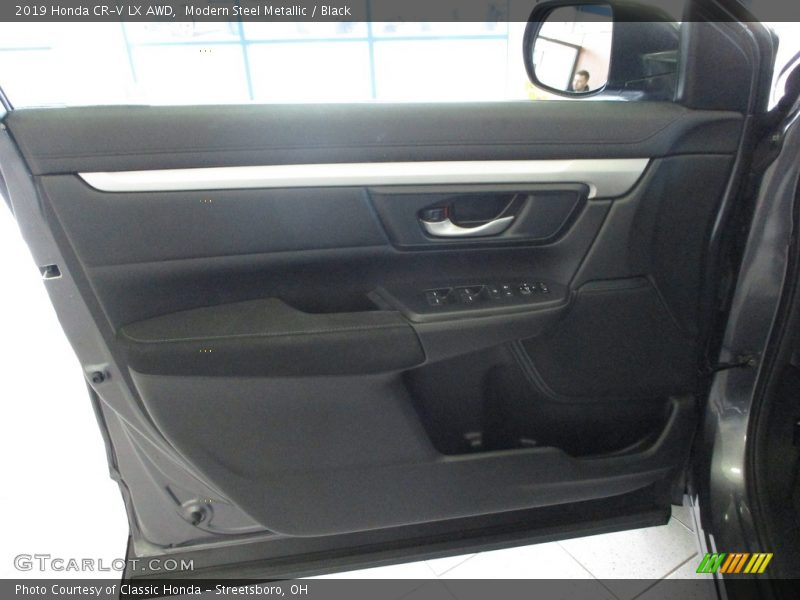 Modern Steel Metallic / Black 2019 Honda CR-V LX AWD