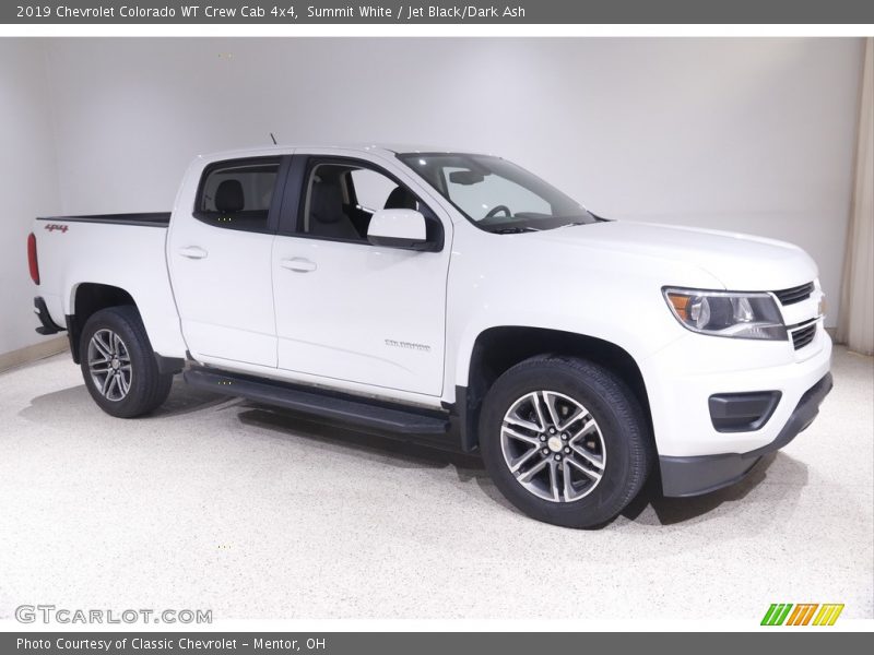 Summit White / Jet Black/Dark Ash 2019 Chevrolet Colorado WT Crew Cab 4x4
