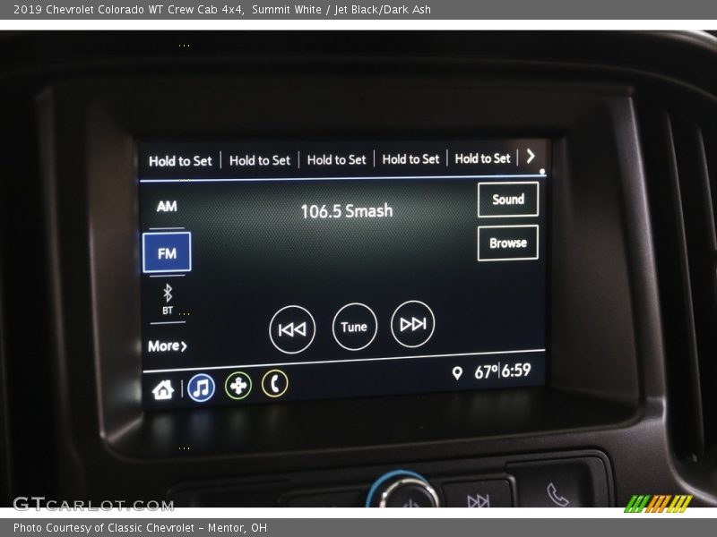 Summit White / Jet Black/Dark Ash 2019 Chevrolet Colorado WT Crew Cab 4x4