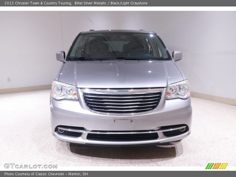Billet Silver Metallic / Black/Light Graystone 2013 Chrysler Town & Country Touring
