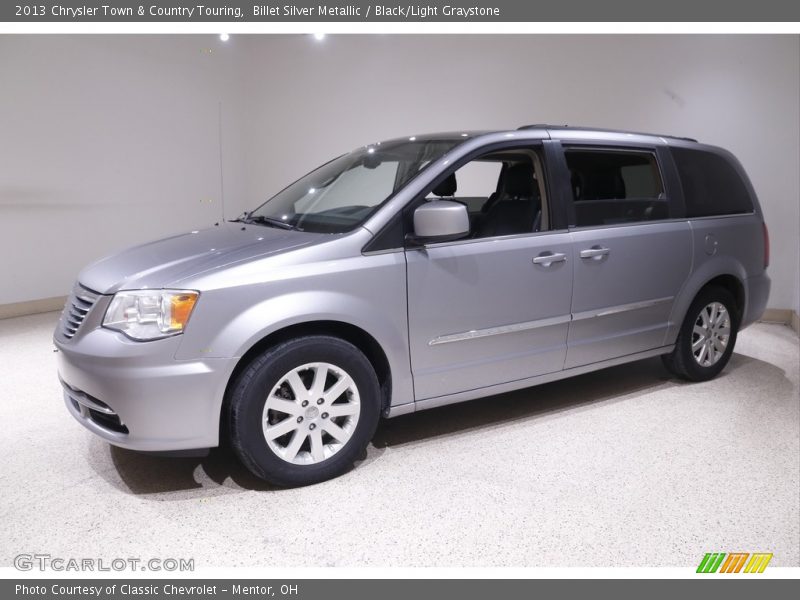 Billet Silver Metallic / Black/Light Graystone 2013 Chrysler Town & Country Touring
