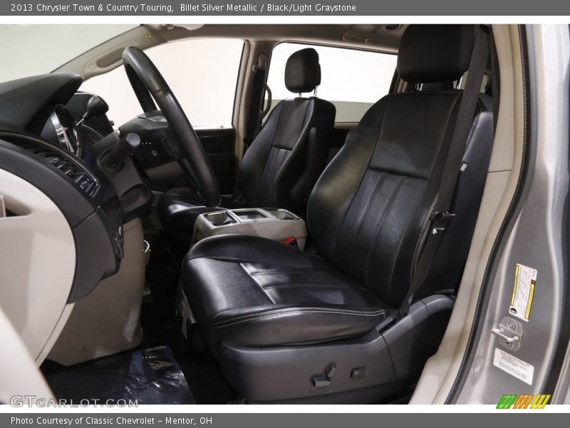 Billet Silver Metallic / Black/Light Graystone 2013 Chrysler Town & Country Touring