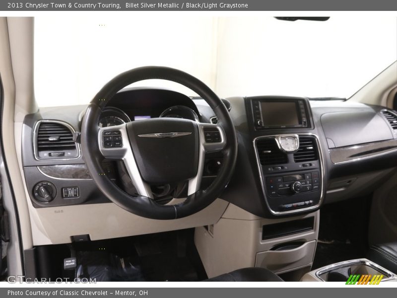 Billet Silver Metallic / Black/Light Graystone 2013 Chrysler Town & Country Touring