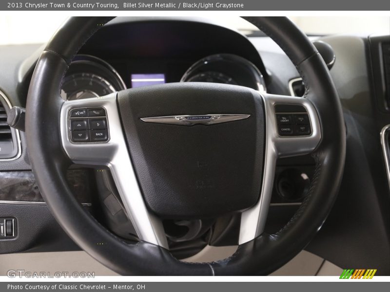 Billet Silver Metallic / Black/Light Graystone 2013 Chrysler Town & Country Touring
